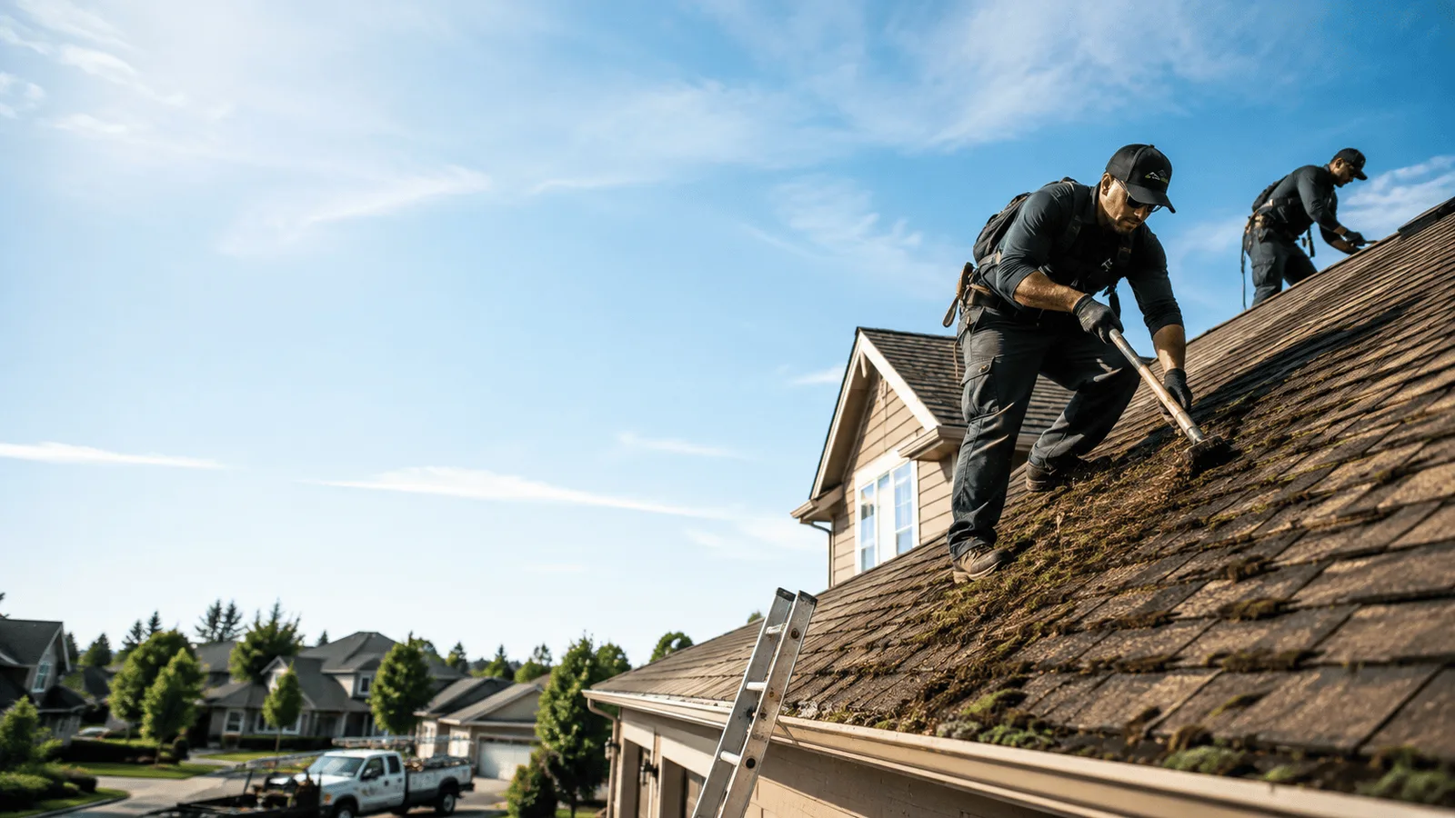 Roof Moss Removal in Saint Augustine, IL near me